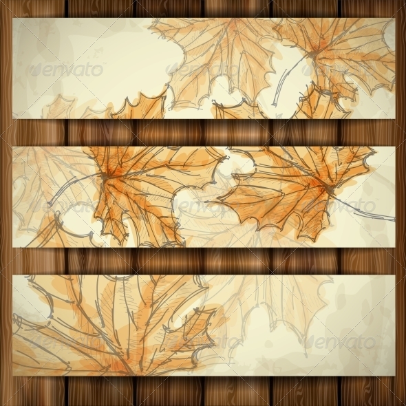 Hand Drawn Autumn Background Hand Drawn Autumn Background