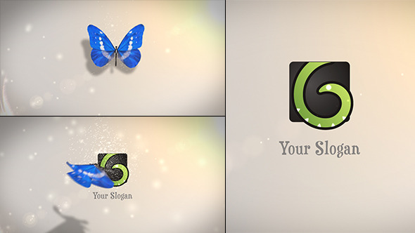 Butterfly Logo Reveal Butterfly Logo Reveal