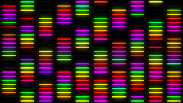 VJ Colorful Neon Lights Equalizer VJ Colorful Neon Lights Equalizer