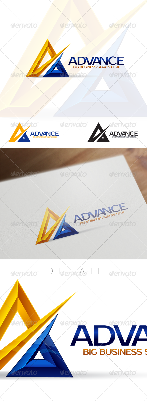 A Letter Business and Corporate Logo A Letter Business and Corporate Logo