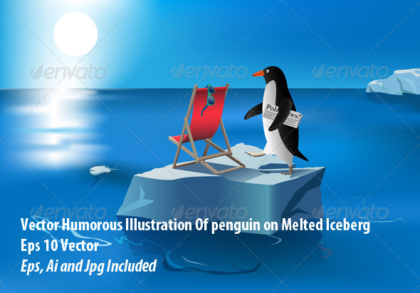 Penguin Sunbathing Penguin Sunbathing