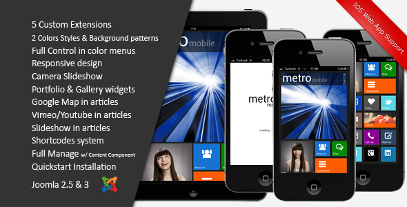 Metro Mobile :: Premium Joomla Mobile Template