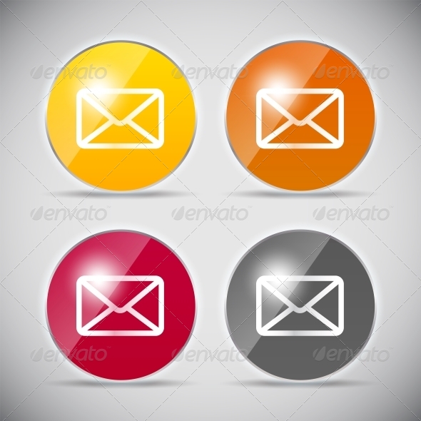 Shiny Glossy Computer Icon Vector Illustration Shiny Glossy Computer Icon Vector Illustration