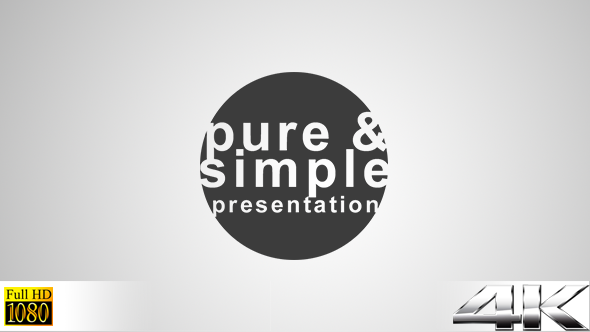 Pure and Simple Presentation Pure and Simple Presentation