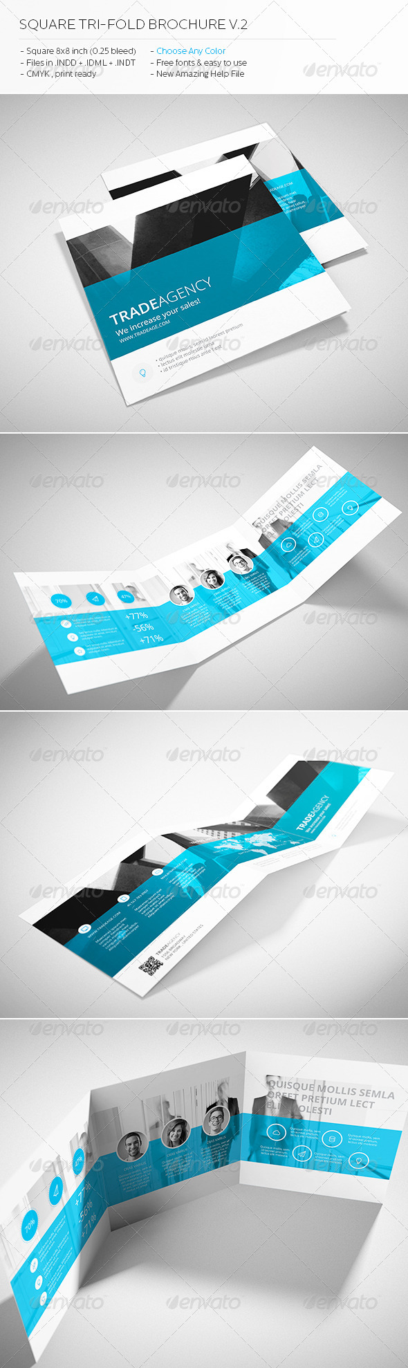Trade Agency Square Tri-fold Brochure Trade Agency Square Tri-fold Brochure