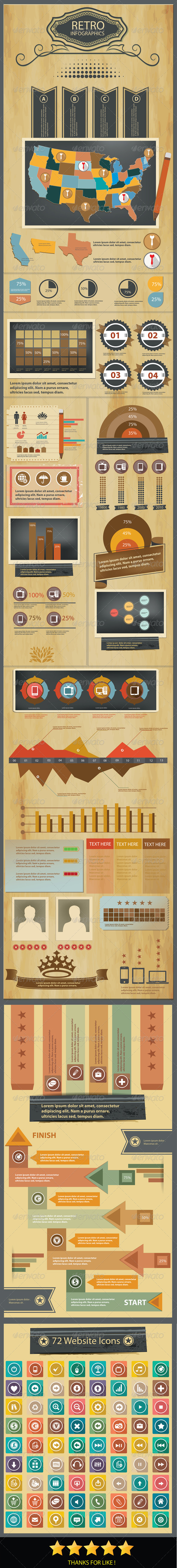 GraphicRiver Grunge concept Infographics design 6182634 GraphicRiver Grunge concept Infographics design 6182634