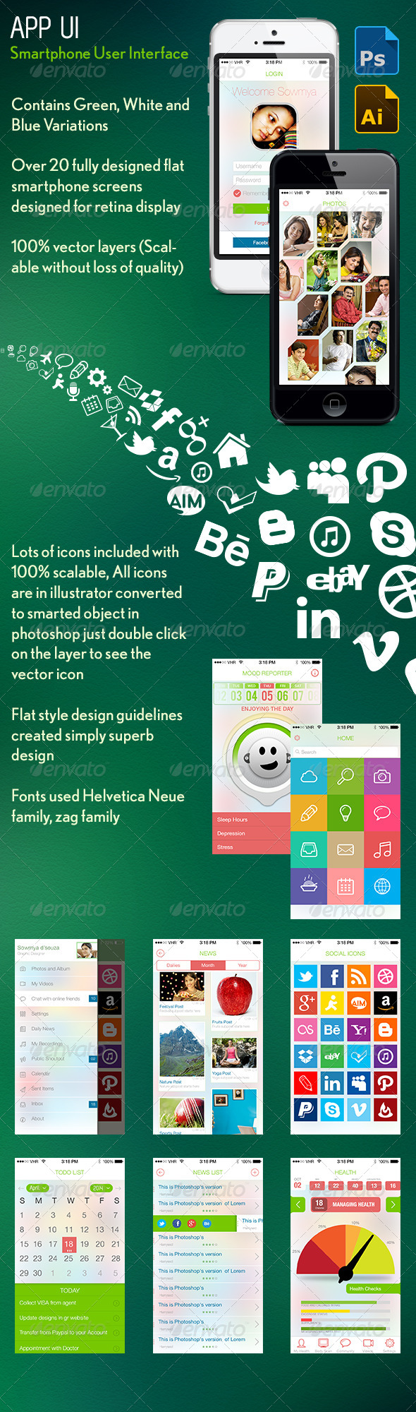 Smartphone User Interface Kit Smartphone User Interface Kit