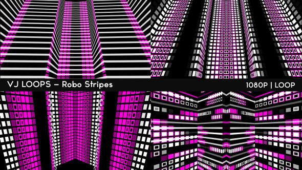 VJ Loops Robo Stripes VJ Loops Robo Stripes