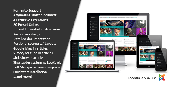 Metro Creative :: Unlimited Colors Joomla Template