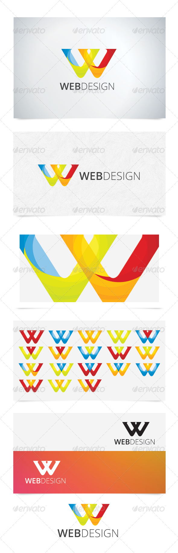 W Character Logo W Character Logo