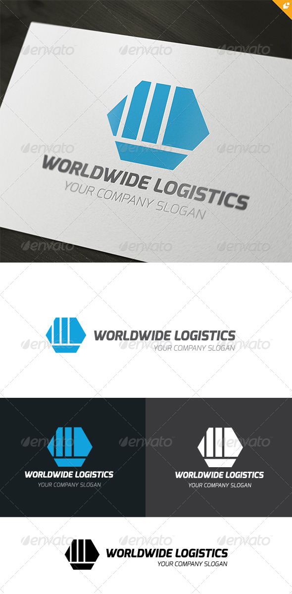 Worldwide Logistics - Objects Logo Templates