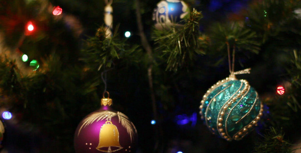 Toys On The Christmas Tree