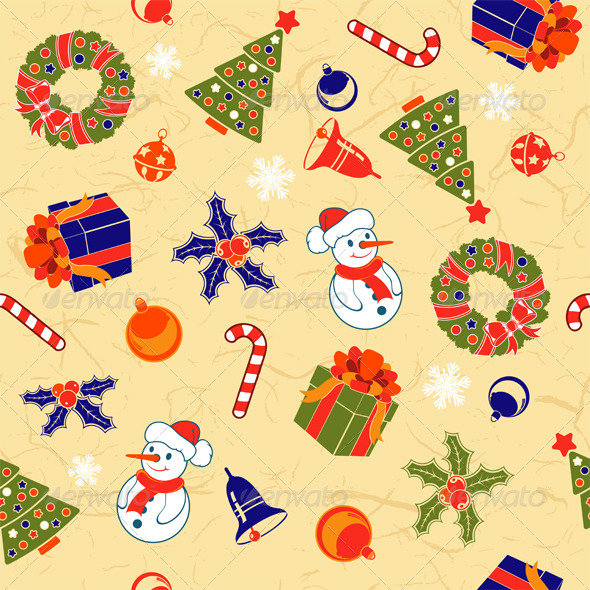 Christmas Seamless Background Christmas Seamless Background