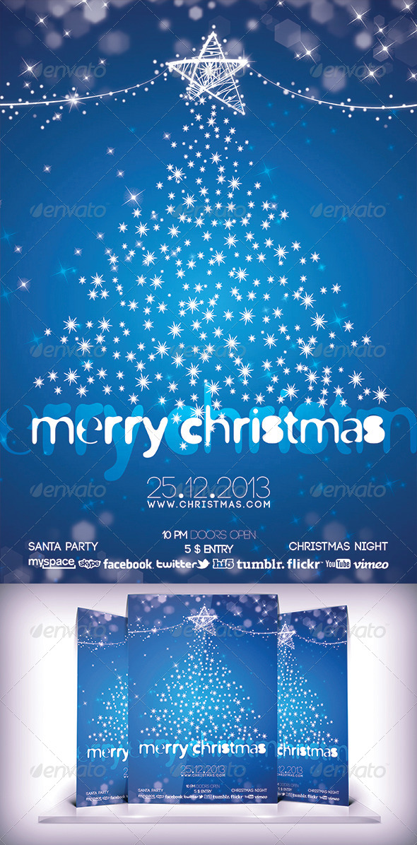 Merry Christmas Party Flyer