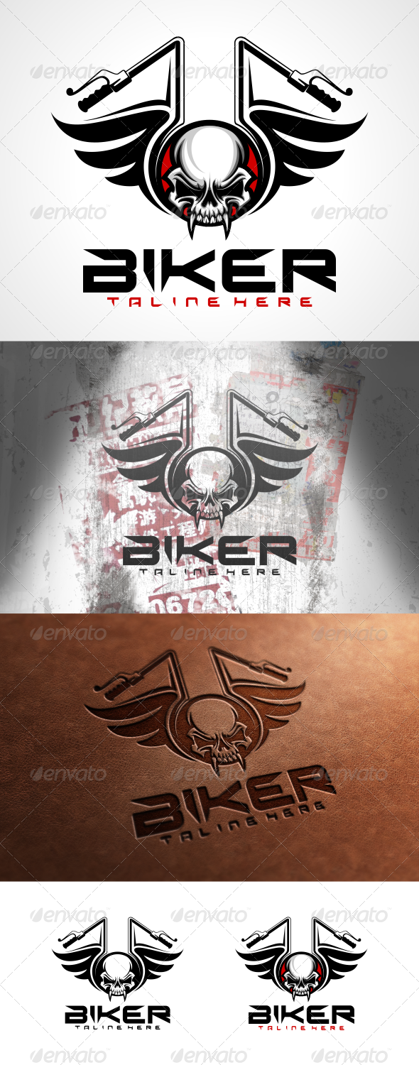 Biker Logo Template Biker Logo Template