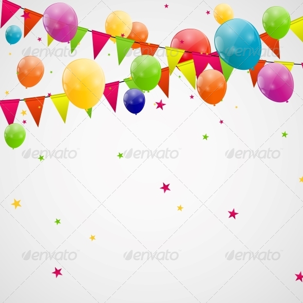 Color Glossy Balloons Background Color Glossy Balloons Background