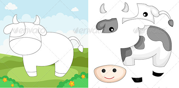 Cow Puzzle