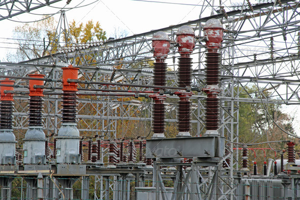 disconnectors of electrical current of a large power station