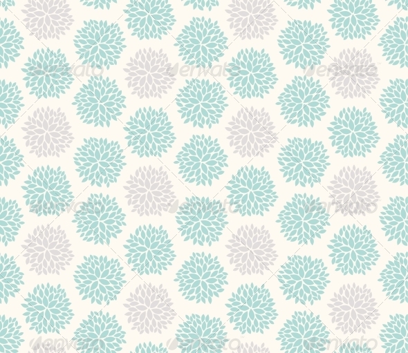 Seamless Floral Geometric Pattern Seamless Floral Geometric Pattern