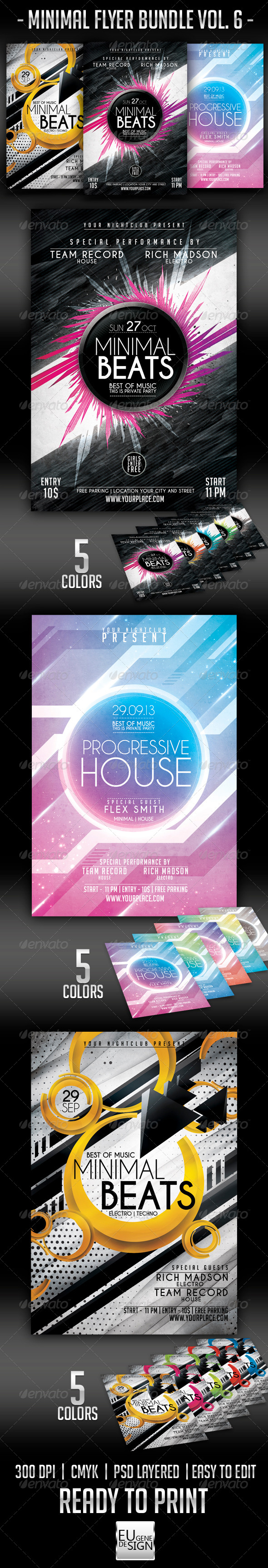 Minimal Flyer Bundle Vol.6 Minimal Flyer Bundle Vol.6