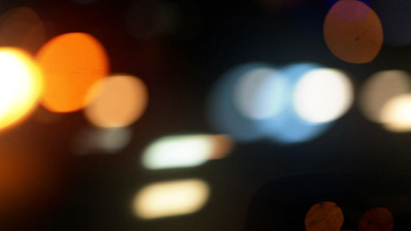 Dynamic Car Lights Out Of Focus #1 Dynamic Car Lights Out Of Focus #1