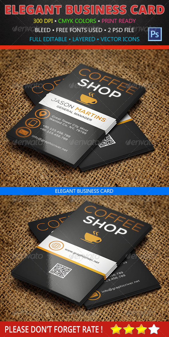 Coffee Business Card 137 Coffee Business Card 137