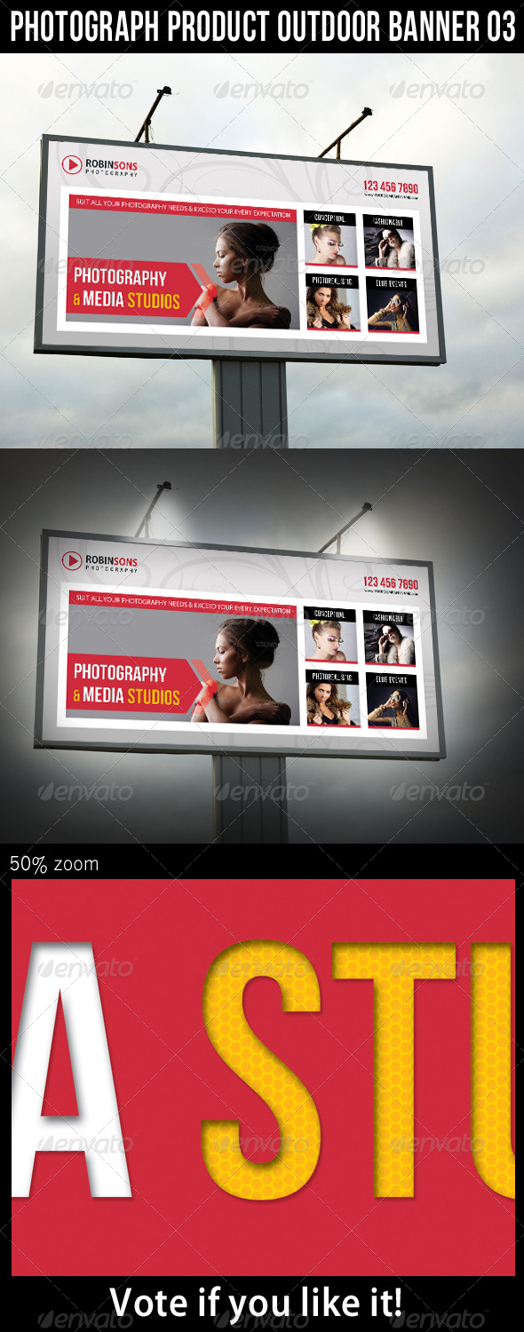 Photograph Product Outdoor Banner 03 Photograph Product Outdoor Banner 03