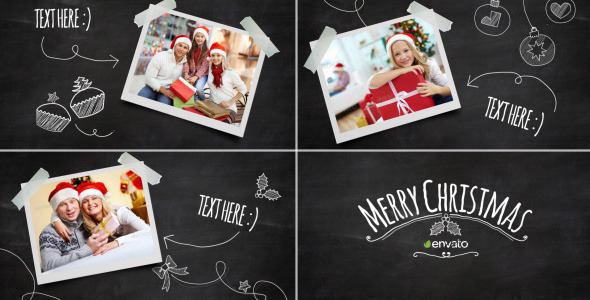Christmas Blackboard Christmas Blackboard