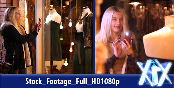 Blonde Woman Shopping Blonde Woman Shopping