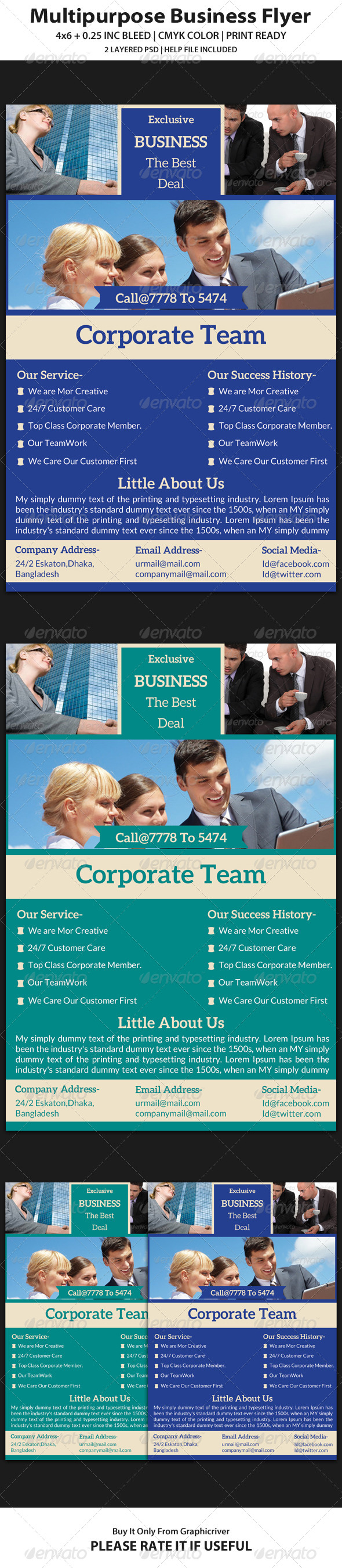Business Flyer Template 13 - Corporate Flyers