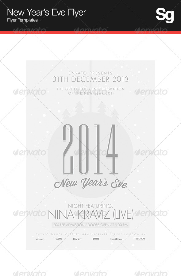 New Year's Eve Flyer - Holidays Events