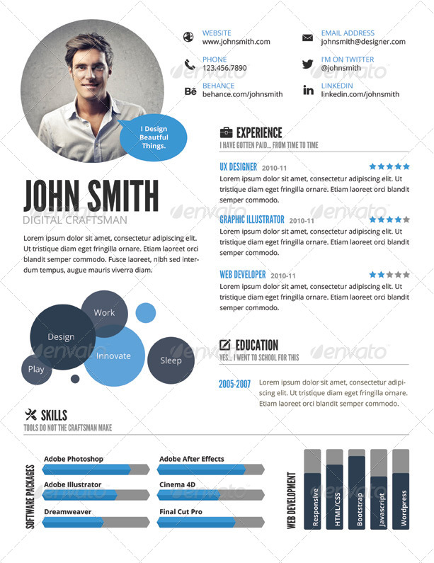 Infographic Resume Templates