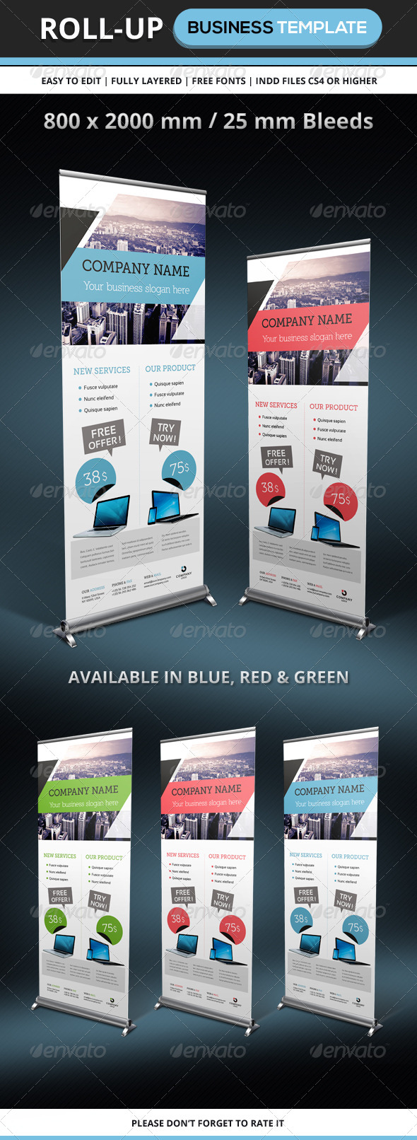 Corporate & Business Rollup template Corporate & Business Rollup template