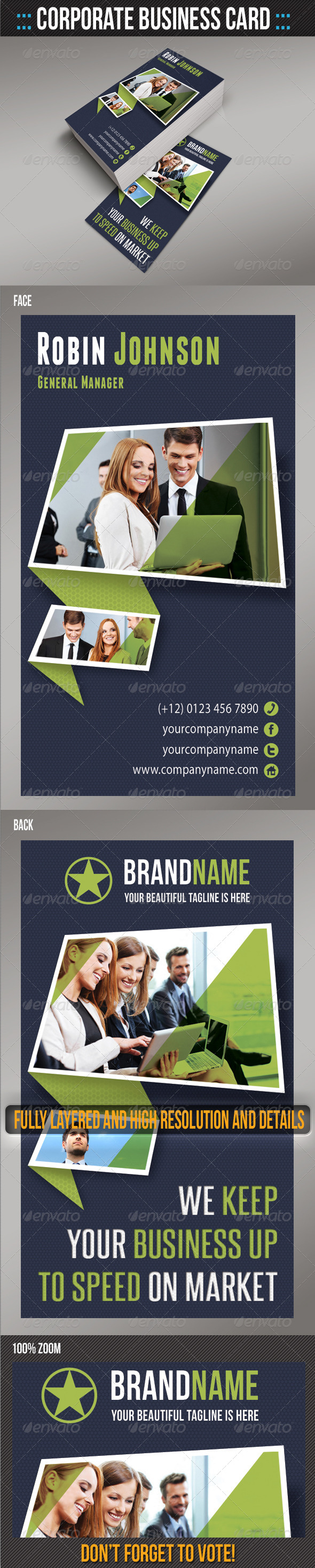 Corporate Business Card 05 Corporate Business Card 05