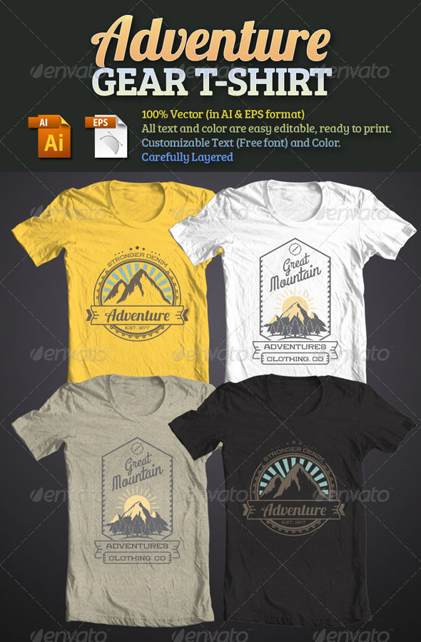 Adventure Gear T-Shirt Adventure Gear T-Shirt