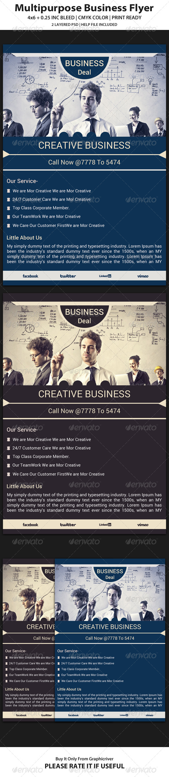Business Flyer Template 12 - Corporate Flyers