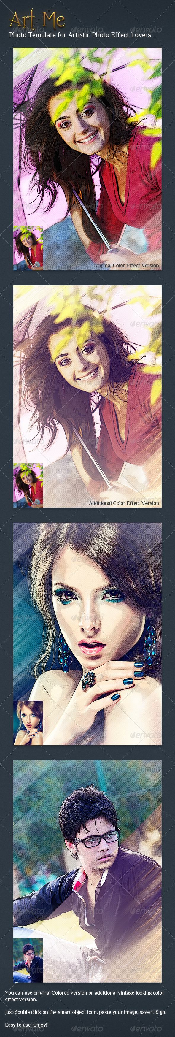 Art Me Photo Effect Template V1 Art Me Photo Effect Template V1
