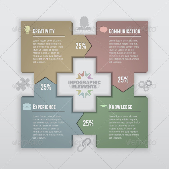 GraphicRiver Color Square Arrows Infographic 6274940 GraphicRiver Color Square Arrows Infographic 6274940