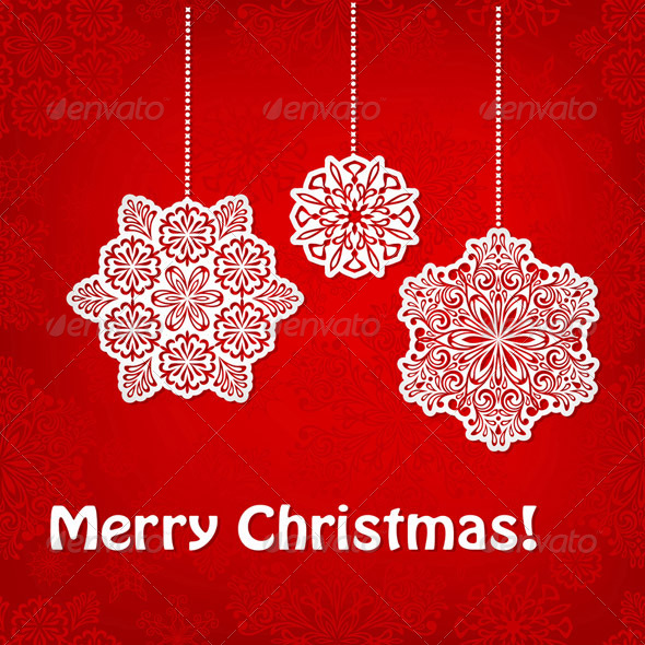 Vector Christmas Greeting Card