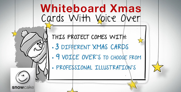 Whiteboard Xmas Cards With Voice Over Whiteboard Xmas Cards With Voice Over