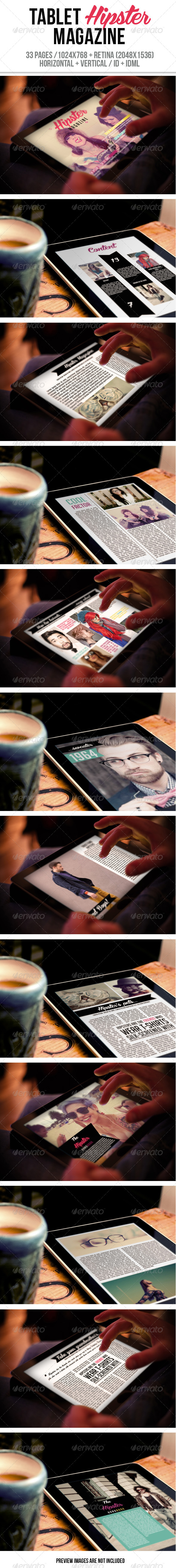 GraphicRiver Tablet Hipster Magazine 6278015 GraphicRiver Tablet Hipster Magazine 6278015