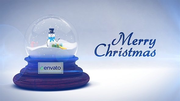 Merry Christmas Snow Globe Merry Christmas Snow Globe