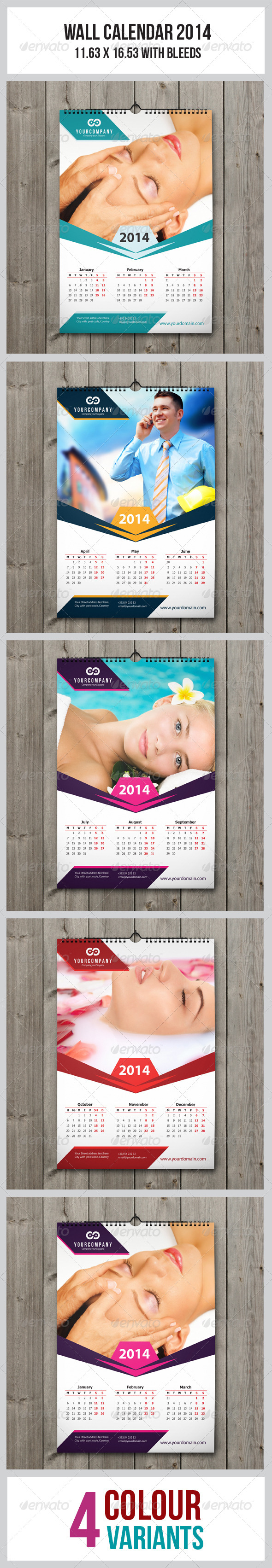 Wall Calendar 2014