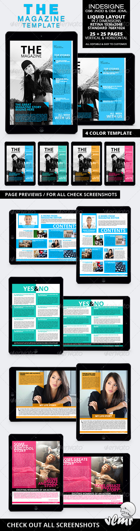 GraphicRiver The Magazine Tablet Template 6286533 GraphicRiver The Magazine Tablet Template 6286533