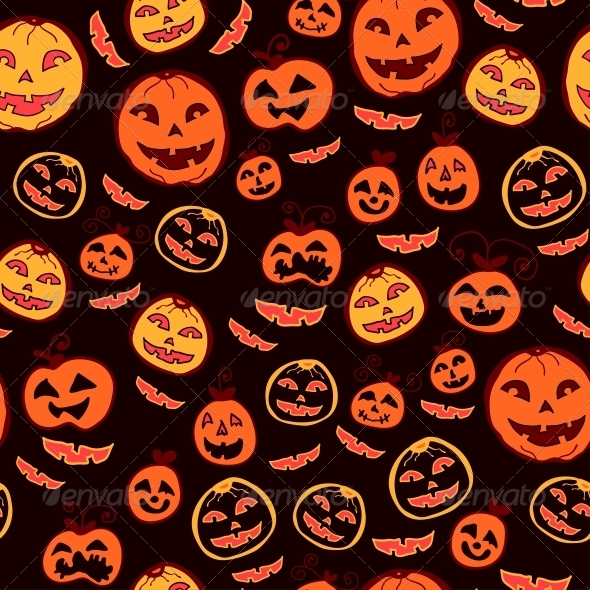 Halloween Holiday, Seamless Background