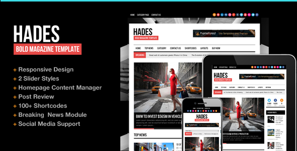 Hades Bold Magazine Newspaper Template Hades Bold Magazine Newspaper Template