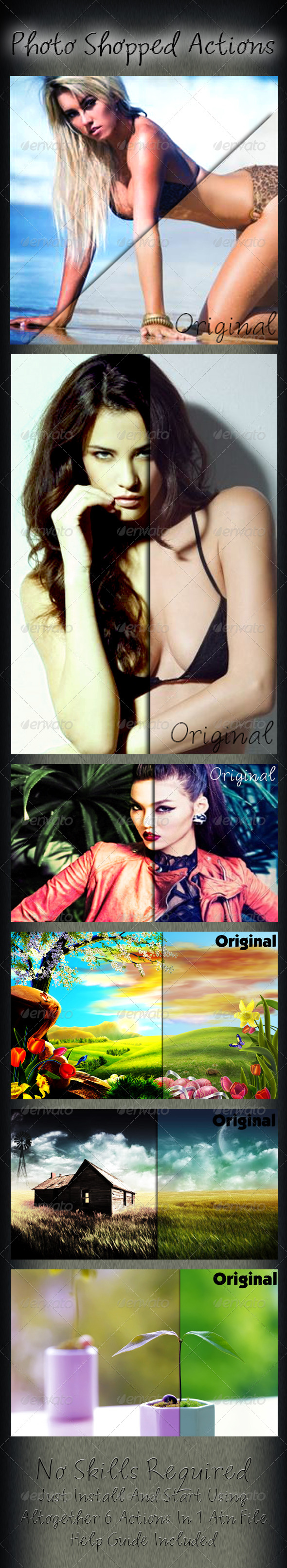 Photo Shopped Actions - Photo Effects Actions
