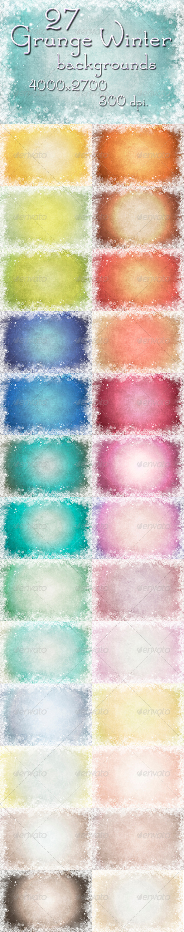 27 Winter Backgrounds 27 Winter Backgrounds