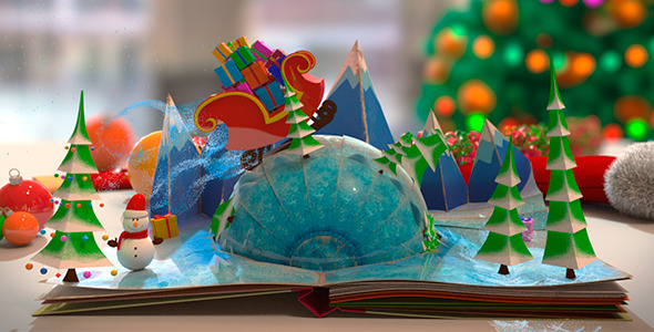 Christmas Pop-Up Book by The_Yoshivara  VideoHive