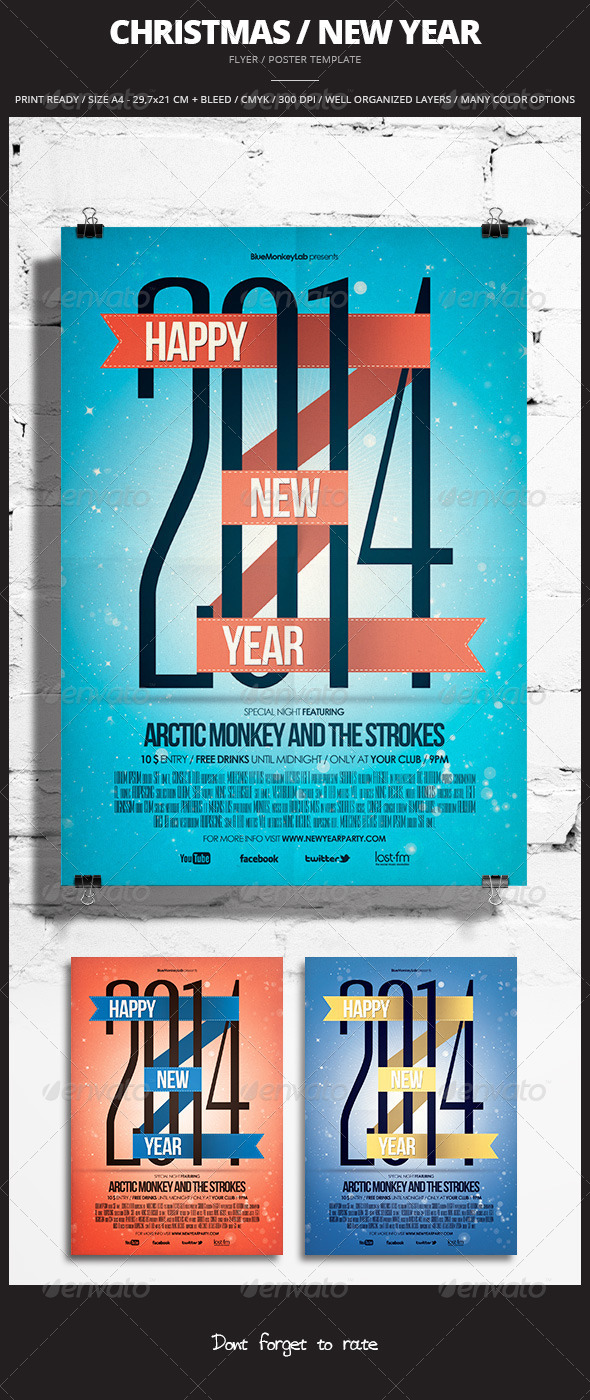 Christmas / New Year Flyer / Poster